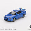 Mini GT Nissan Skyline GT-R (R34) V-Spec Bayside Blue