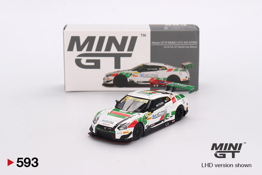 Mini GT Nissan GT-R NISMO GT3 #23 KCMG 2018 FIA GT World Cup Macau