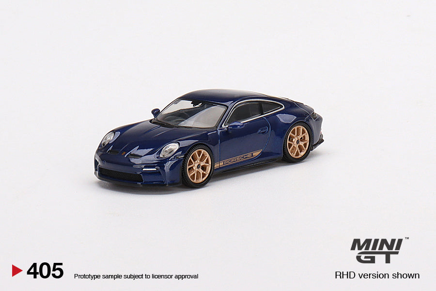 Mini GT Porsche 911 (992) GT3 Touring Gentian Blue Metallic