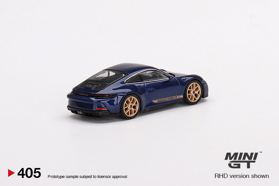 Mini GT Porsche 911 (992) GT3 Touring Gentian Blue Metallic