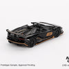 Mini GT Lamborghini Aventador SVJ 63 Roadster Nero Aldebaran