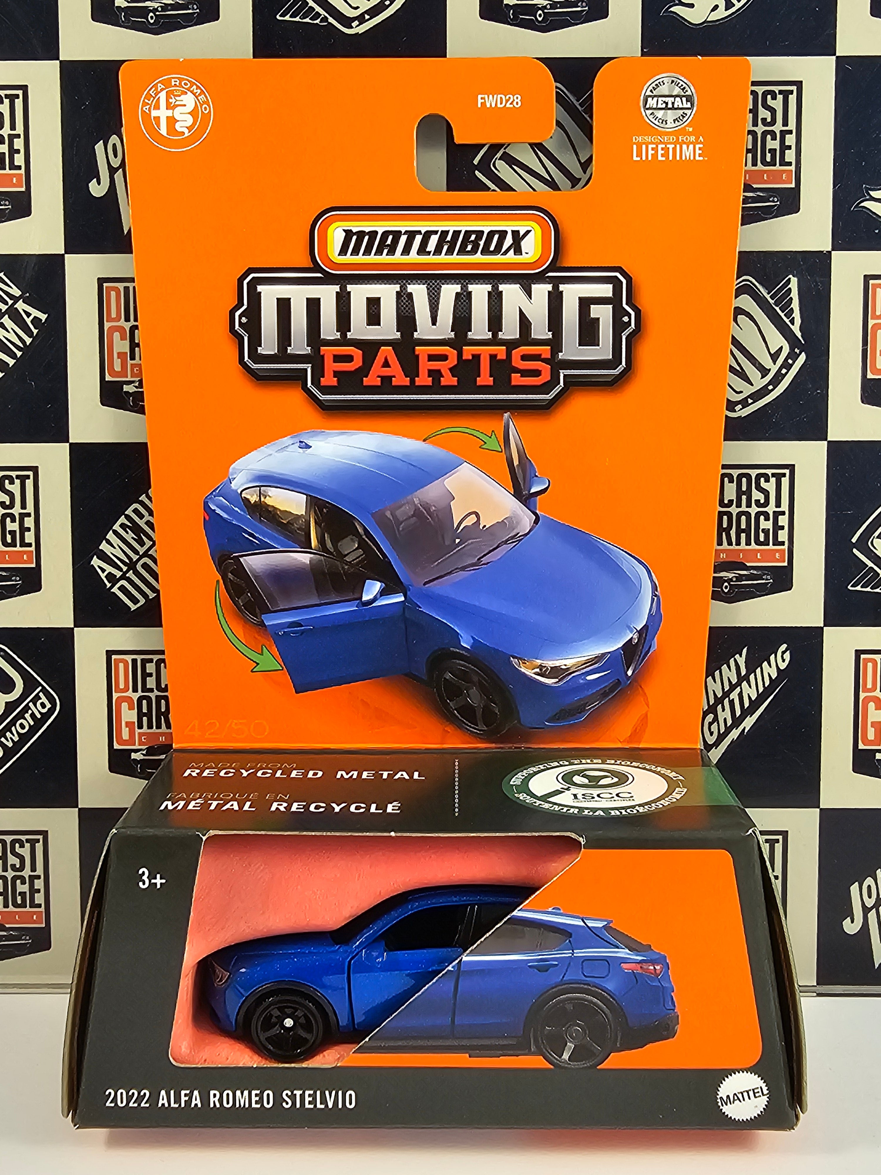 Matchbox Moving Parts 2022 Alfa Romeo Stelvio – Diecast Garage Chile