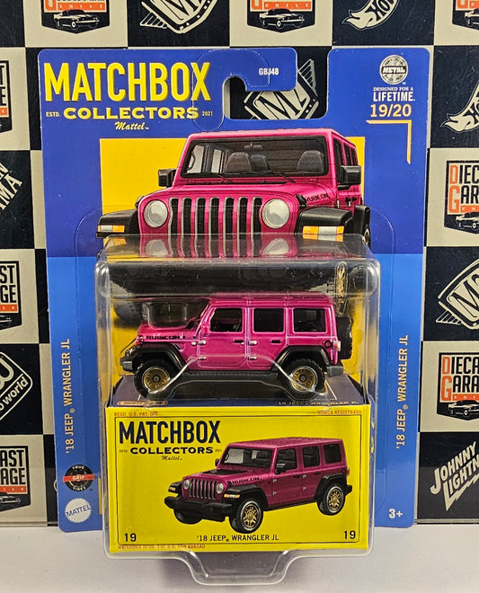 Matchbox Collectors '18 Jeep Wrangler JL