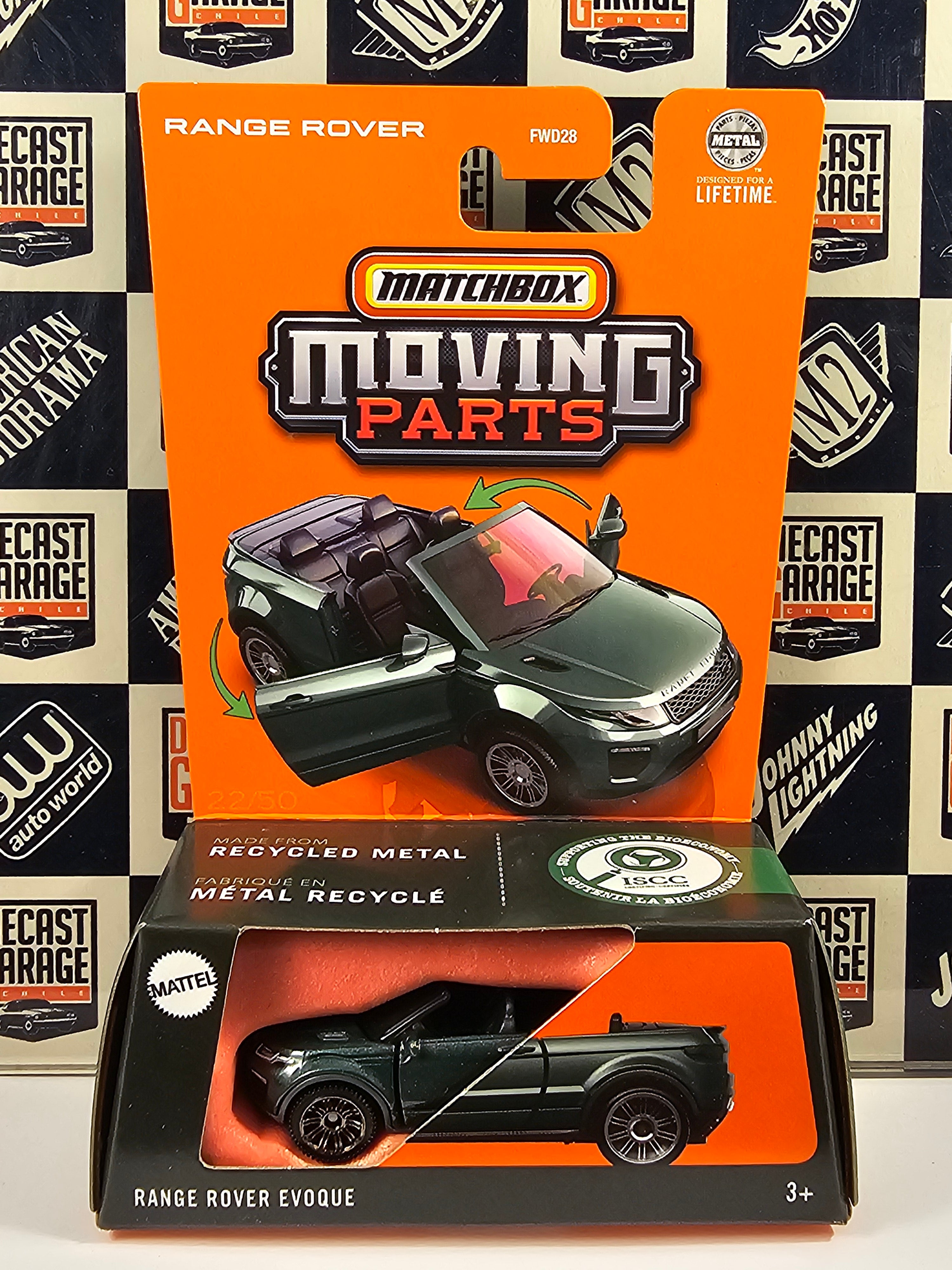 Matchbox Moving Parts Range Rover Evoque – Diecast Garage Chile