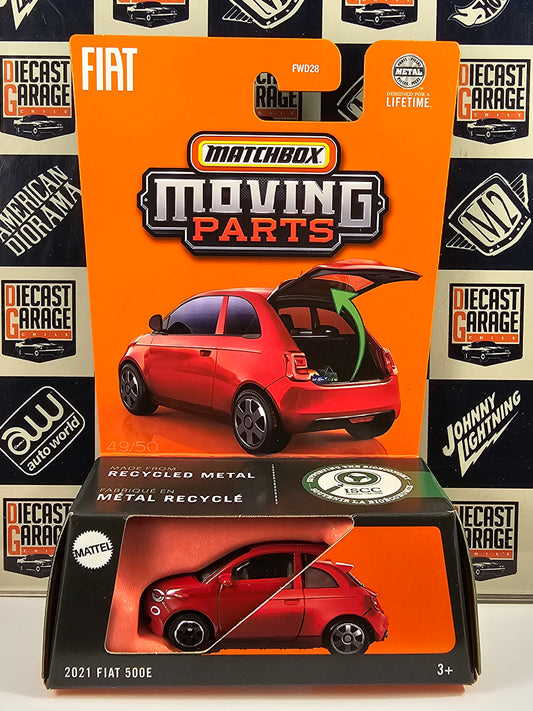 Matchbox Moving Parts 2021 Fiat 500E