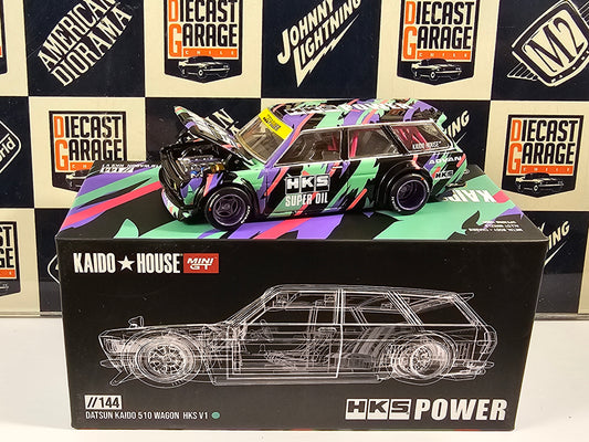 Mini GT Kaido House Datsun KAIDO 510 Wagon HKS V1
