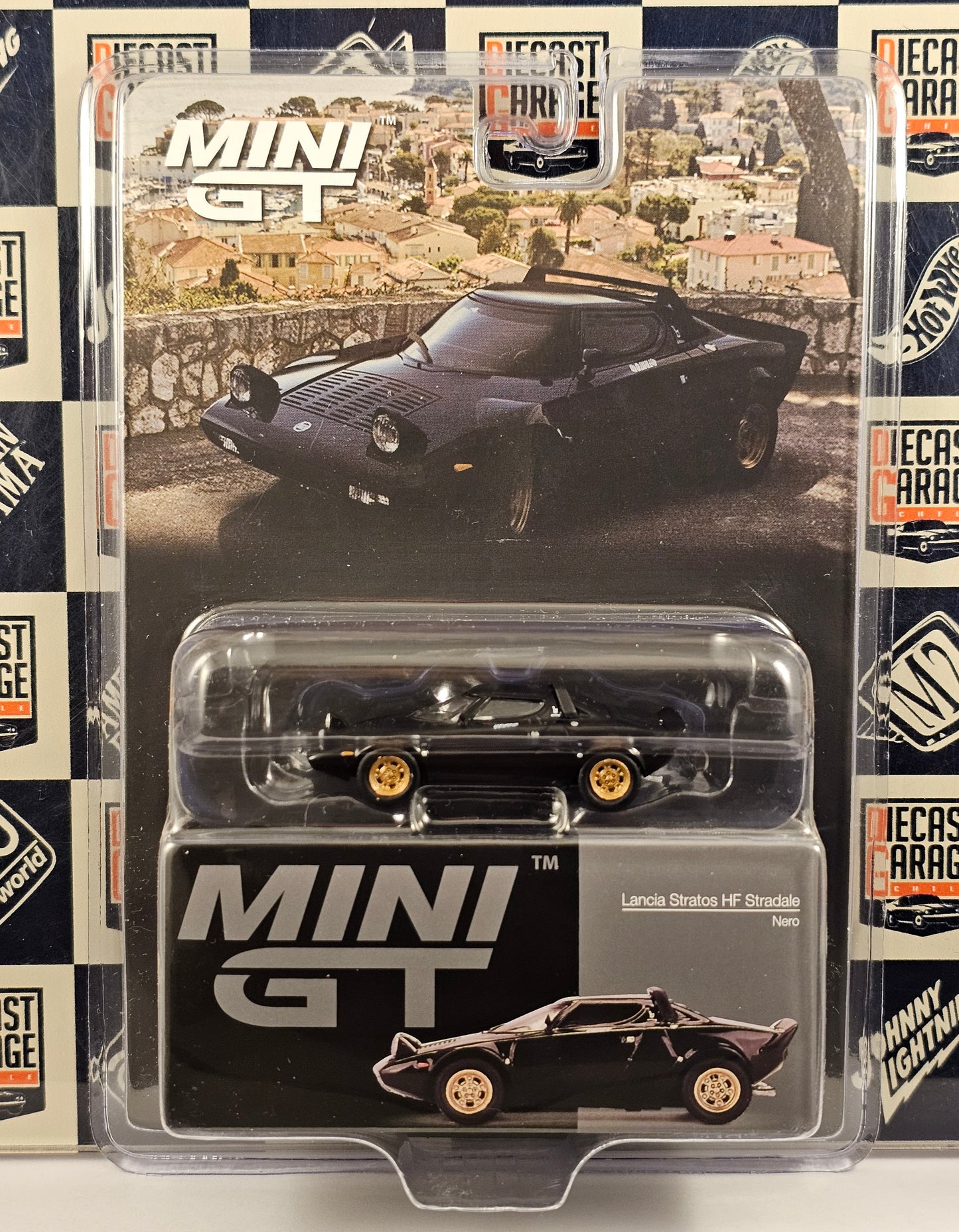 Mini GT Lancia Stratos HF Stradale Nero