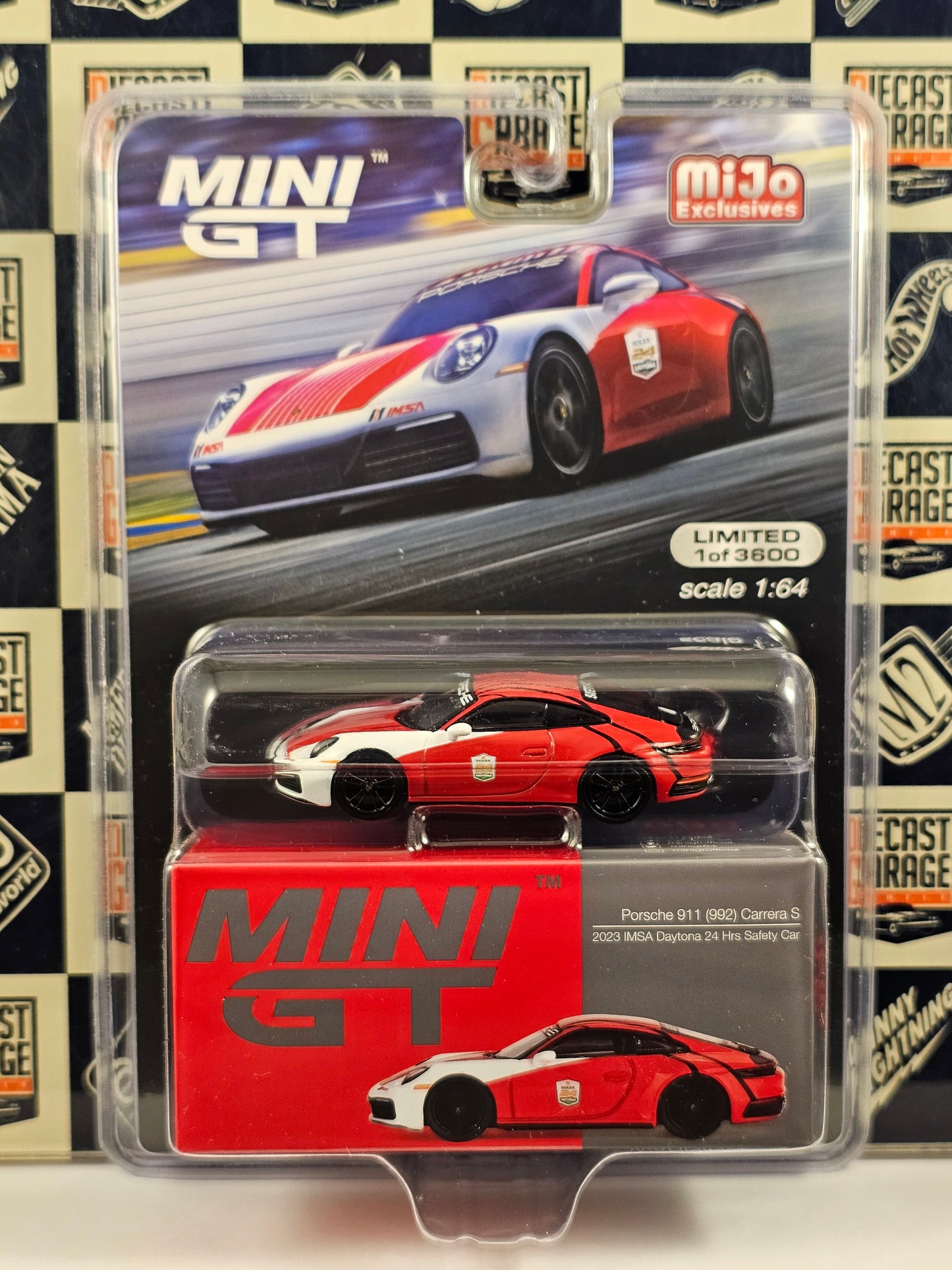 Min GT Porsche 911 (992) Carrera S Safety Car 2023 IMSA Daytona 24 Hrs