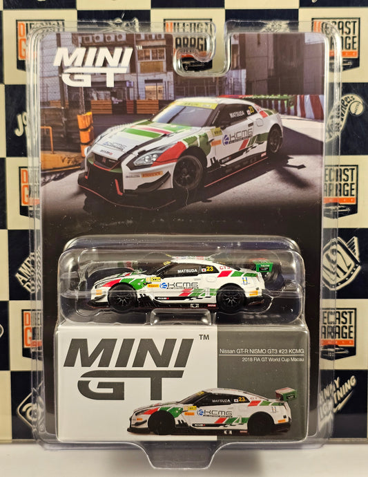 Mini GT Nissan GT-R NISMO GT3 #23 KCMG 2018 FIA GT World Cup Macau