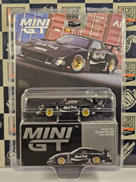 Mini GT MAZDA RX-7 LB-Super Silhouette Liberty Walk Black