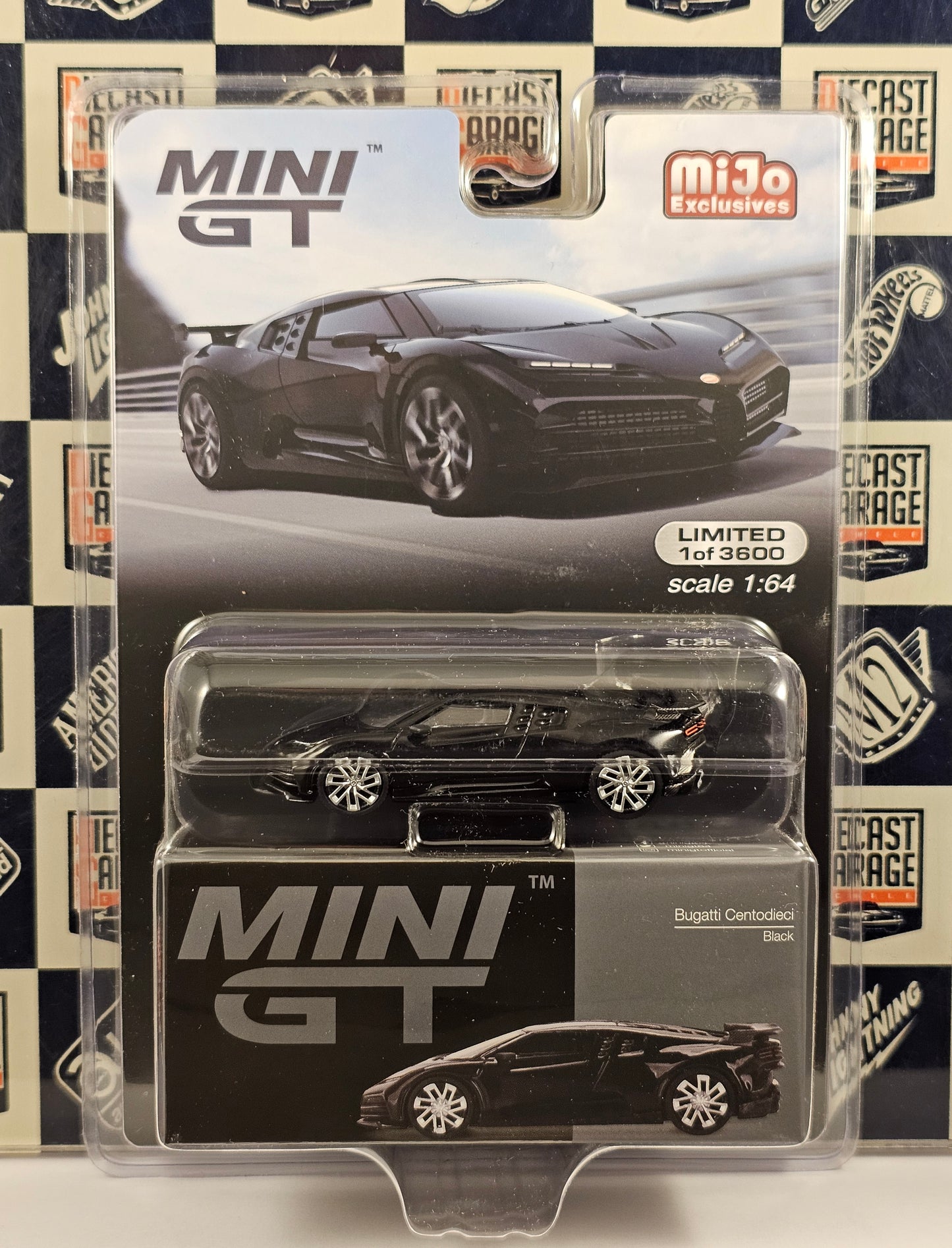 Mini GT Bugatti Centodieci Black