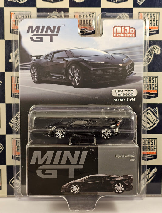 Mini GT Bugatti Centodieci Black
