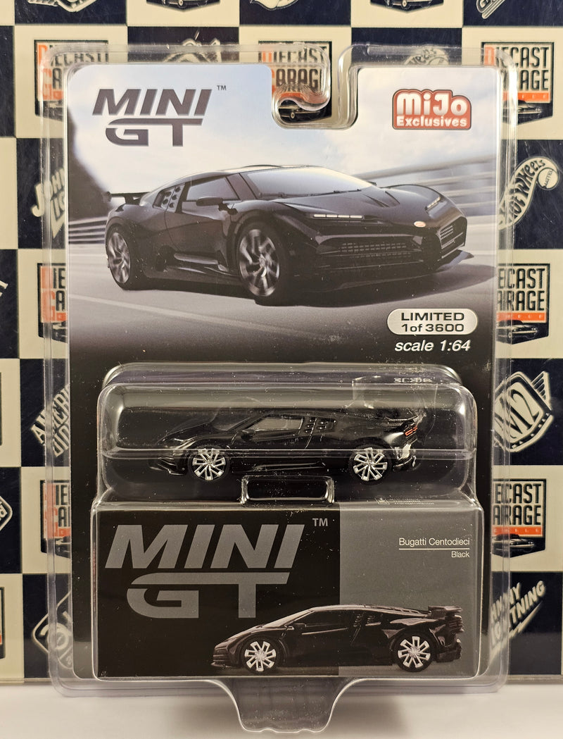 Mini GT Bugatti Centodieci Black