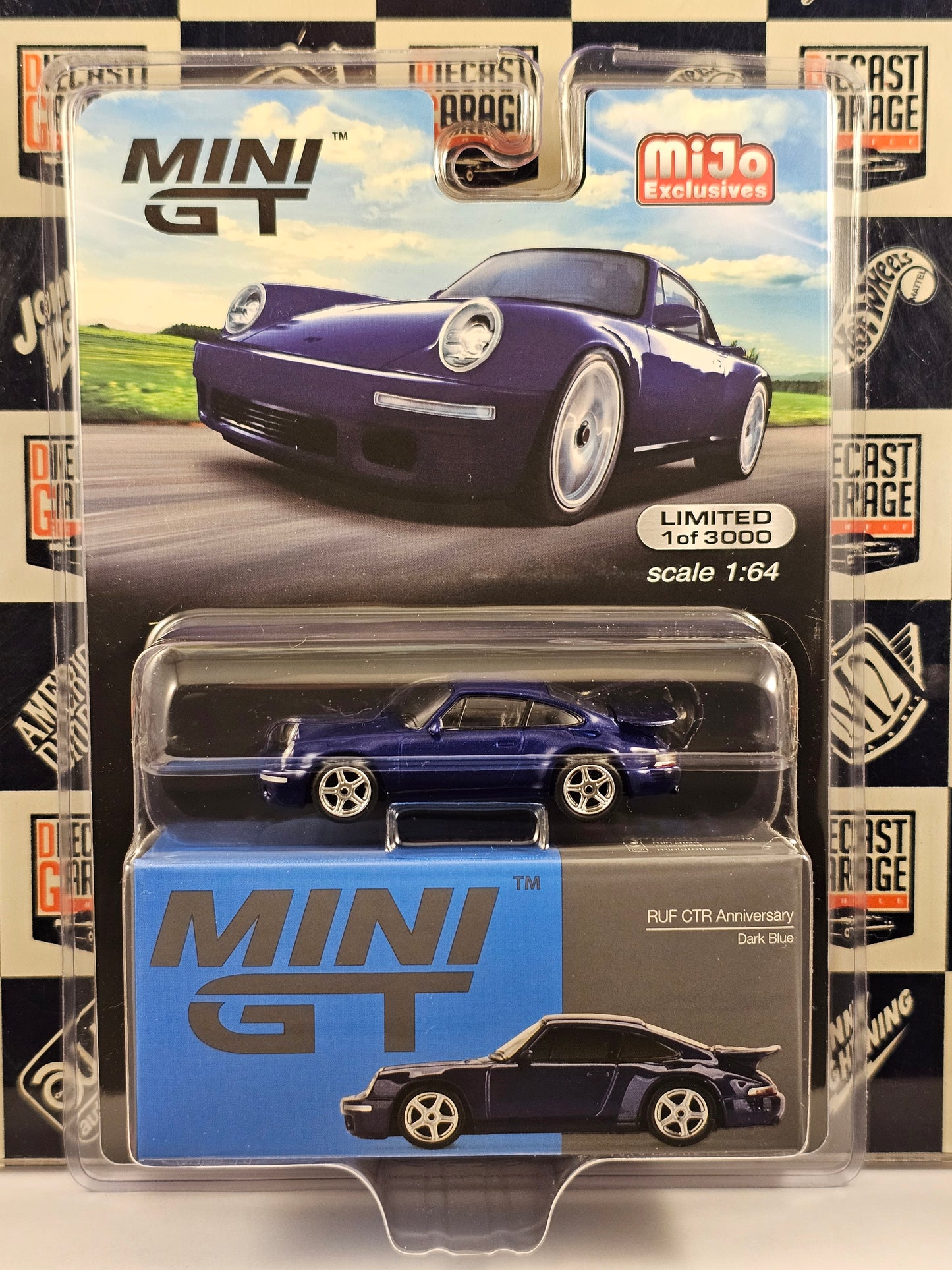 Mini GT RUF CTR Anniversary Dark Blue
