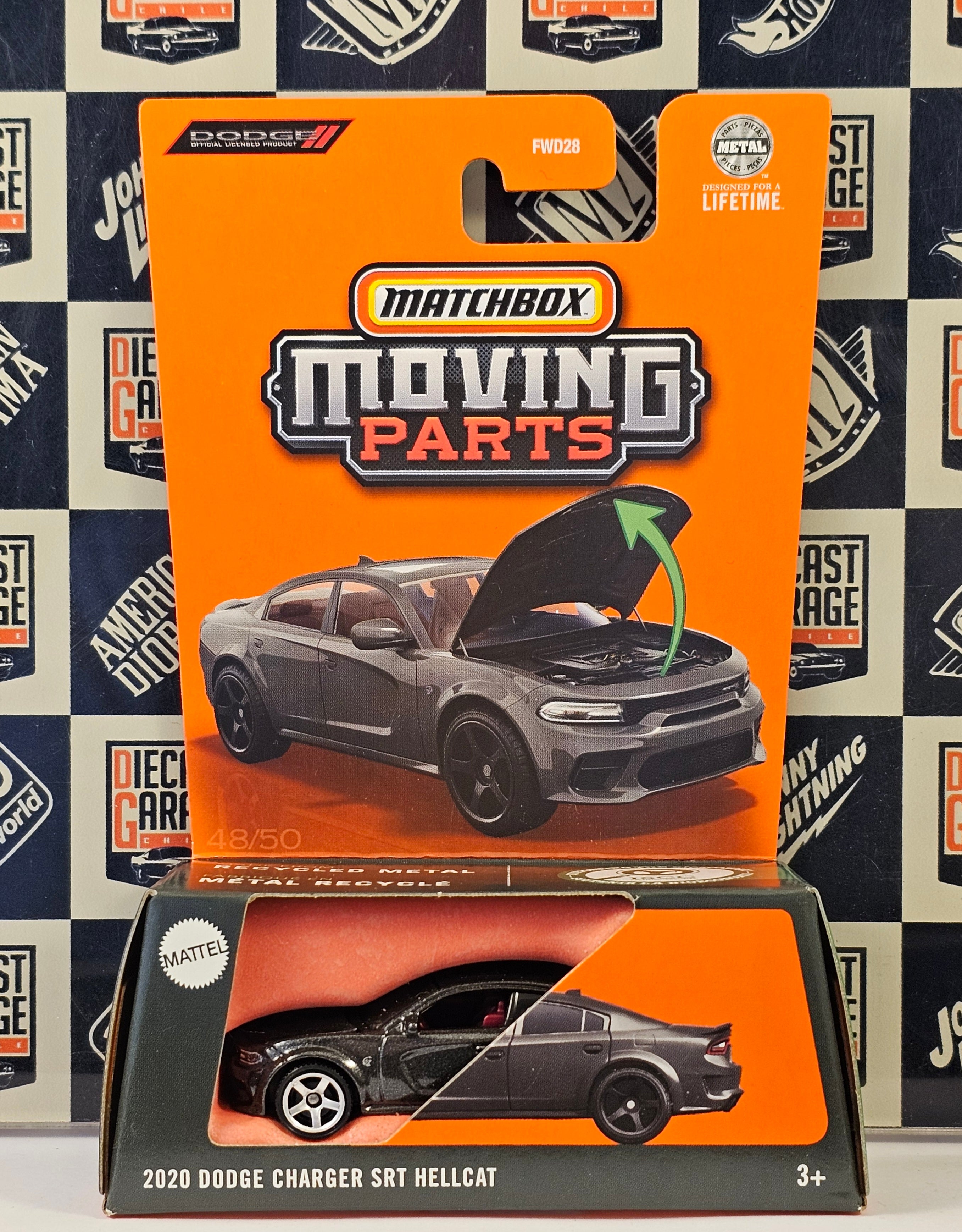 Matchbox Moving Parts 2020 Dodge Charger SRT Hellcat – Diecast Garage Chile