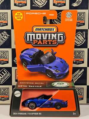 Matchbox Moving Parts 2024 Porsche 718 Spyder RS