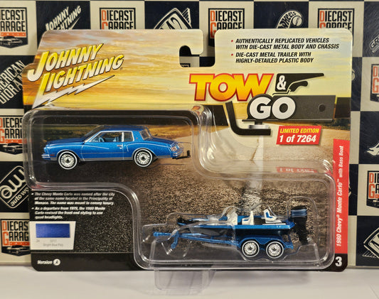 1980 Chevy Monte Calro with Bass Boat Tow & Go