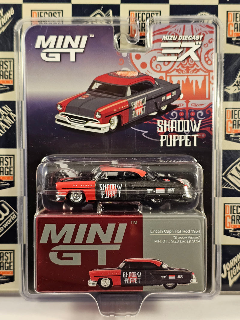 Mini GT Lincoln Capri Hot Rod 1954 "Shadow Puppet" MINI GT x MIZU Diecast 2024