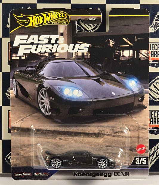 Hot Wheels Premium Koenigsegg CCXR - Fast & Furious