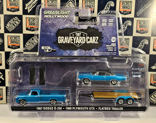 Greenlight Graveyard Cars Hitch & Tow Hollywood set
