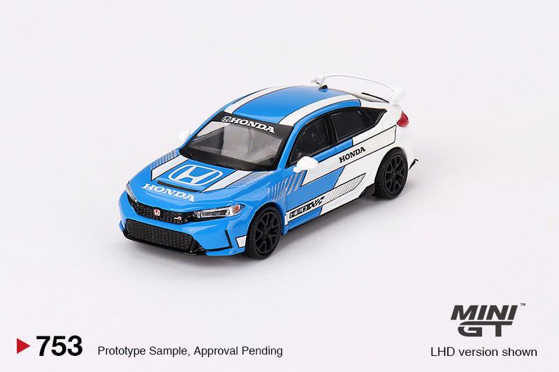 Mini GT Honda Civic Type R #3 2023 Pace Car Blue