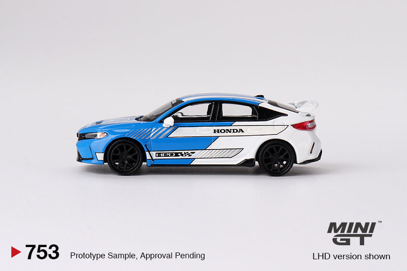 Mini GT Honda Civic Type R #3 2023 Pace Car Blue