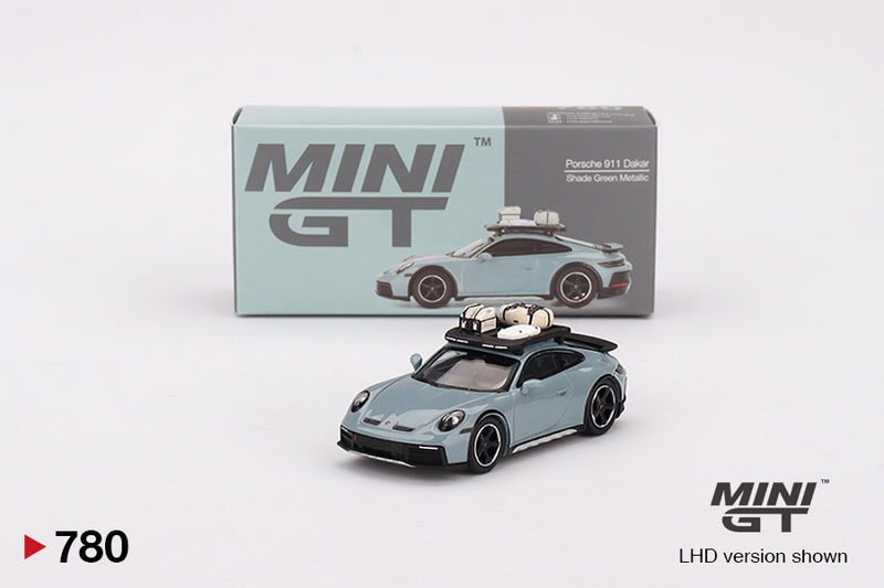 Mini GT Porsche 911 Dakar Shade Green Metallic