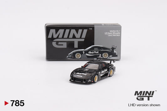 Mini GT MAZDA RX-7 LB-Super Silhouette Liberty Walk Black